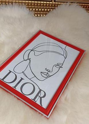 Картина мінімалізм  dior