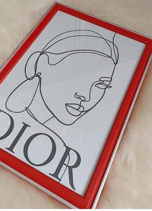 Картина мінімалізм  dior 2