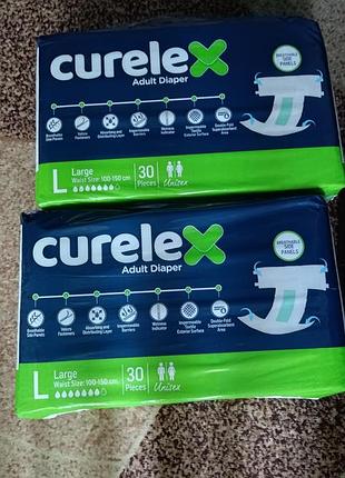Подгузники для взрослых l curelex large 30 шт