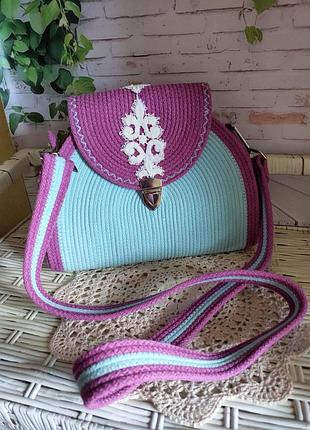 Авторская сумка из хлопкового шнура