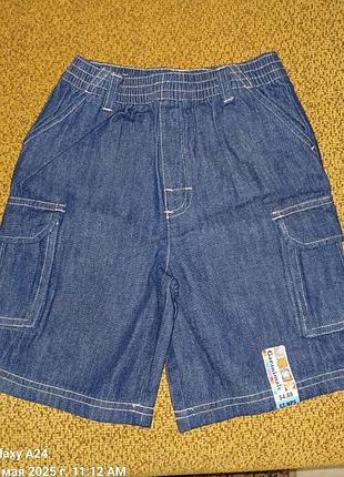 Джинсовые шорты для мальчика 5т