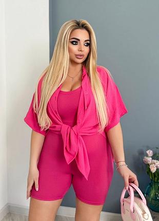 Комбінезон + сорочка батал (великі розміри)