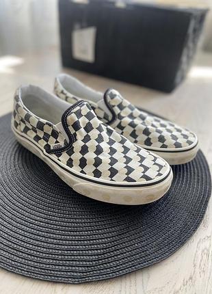 Кеды слипоны vans 24,5 38-38,5 оригинал
