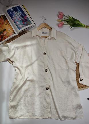 Оверсайзная рубашка, блуза