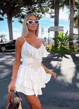 Сукня коротка на брителях