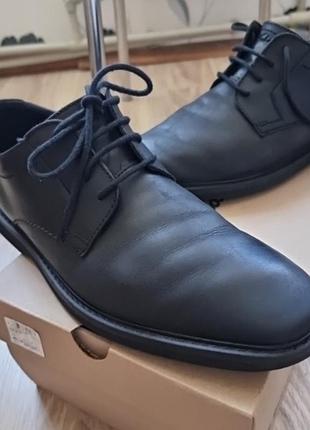 Туфли мужские clarks черного кледа