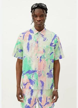 Гавайська сорочка weekday гавайка теніска бавовна віскоза