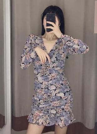 Плаття в квітковий принт від h&m