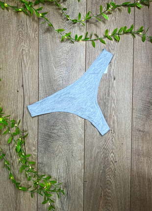 🌫️ сірі базові трусики-стринги primark (s) (pr99slgcs)