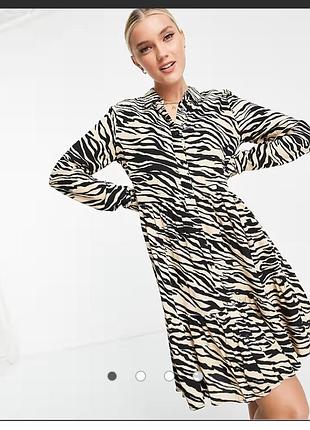 Платье в тигровый принт