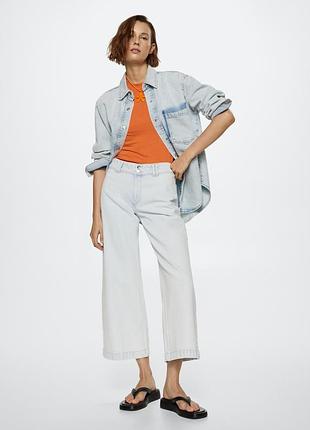 Джинси mango culotte cropped