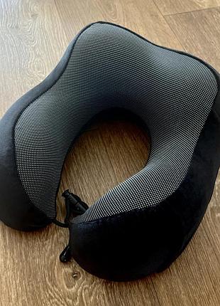 Подушка memory foam дорожня, подушка під шию, подушка для подорожей, автомобільна подушка