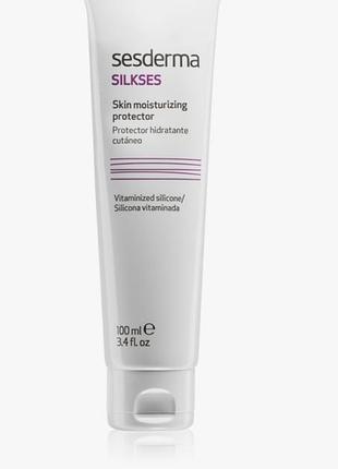 Увлажняющий крем-протектор для лица sesderma silkses skin moisturizing protector, 100мл