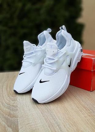 Кроссовки nike react presto белые с черным распродаж sale