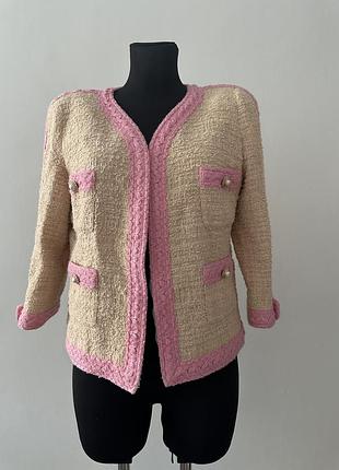 Пиджак твид edward achour paris