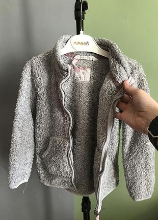 Меховушка на дівчинку кофта нм hm h&m 3