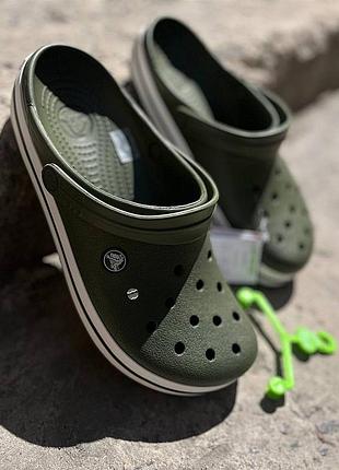 Чоловічі крокси сабо crocs crocband clog crocs crocband army crocs