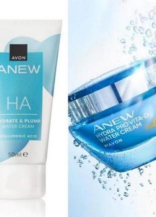Крем-гель для лица anew "увлажнение 72 часа" avon