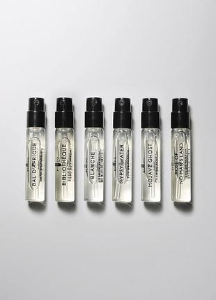 Набір пробників byredo discovery set nomade. 6 шт * 2ml. оригінал. новий.