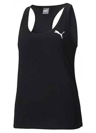 Майка спортивна жіноча puma active tank top чорна 586854 01