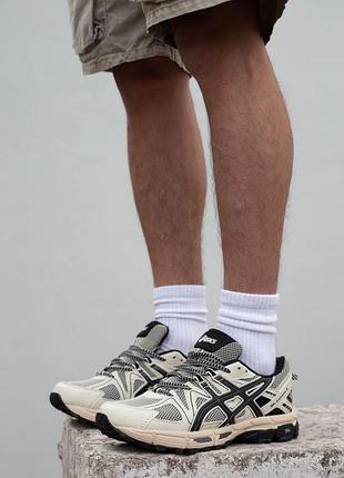 Мужские кроссовки asics gel-kahana 8 beige black ассикс