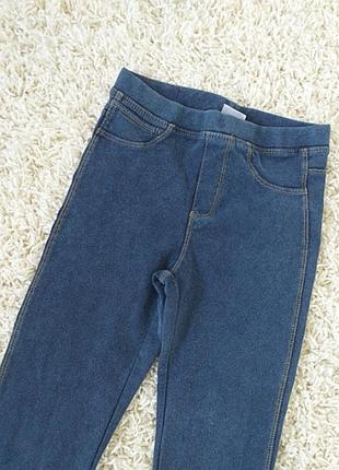 Лосины для девочки 122 синие под джинс zara