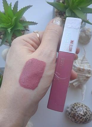 Жидкая матовая стойкая помада maybelline superstay matte ink