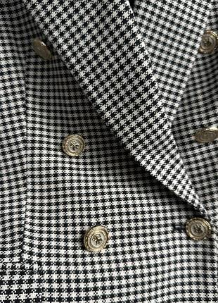Піджак жакет zara з золотими ґудзиками6 фото
