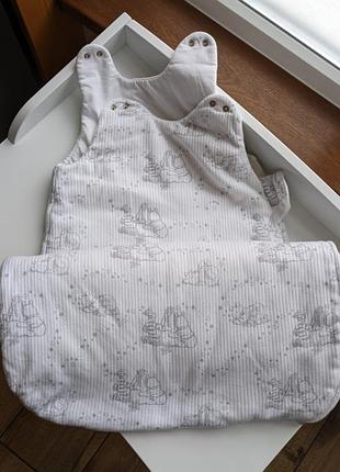 Бавовняний спальний мішок 1,5 2 роки ковдра кокон спальник рубчик