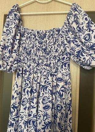 Сукня в принт жіноча