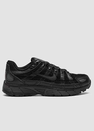 Брендові кросівки nike p-6000 premium black, найки, кроссовки