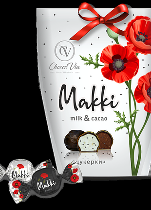 Набор конфет макки chocco via 400г художественная коробка (213676)