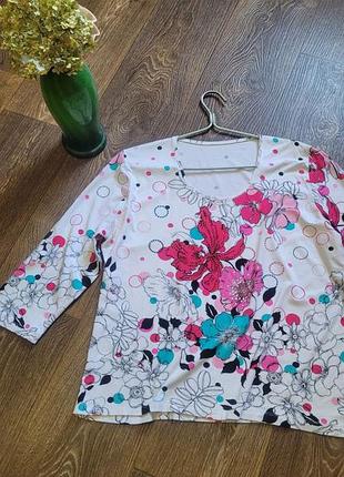 Женская новая футболка батал 52-54 из вискозы производство турция