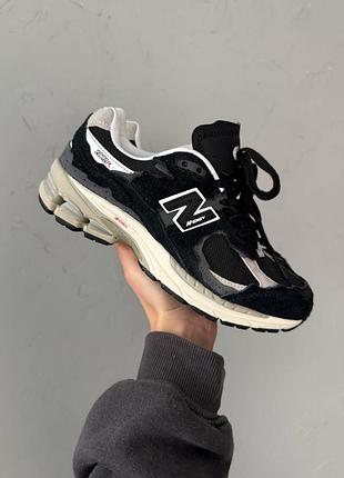 Кросівки new balance 2002r protection pack black/grey