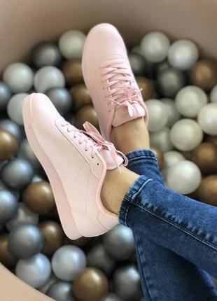 Reebok classik pink🆕 шикарные женские кроссовки 🆕 купить наложенный3 фото