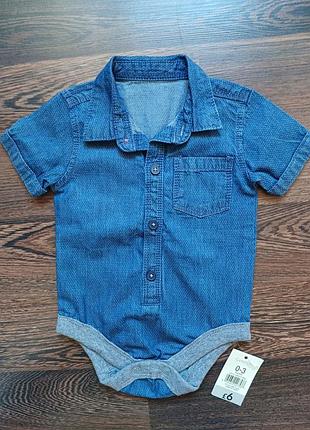 George новый бодик-рубашка 3