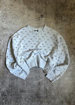 Світшот жіночий оверсайз монограмний nike s m блакитний