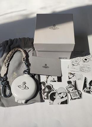 Оригінал! портативна попільничка vivienne westwood orb білого кольору з паракордом та коробкою, з пакування nana