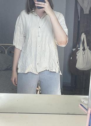 Летняя рубашка с коротким рукавом