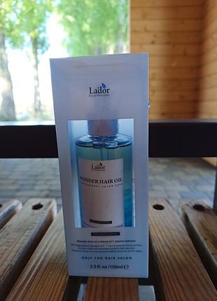 Масло для волос la'dor wonder hair oil питание и увлажнение 100 мл, масло для волосся