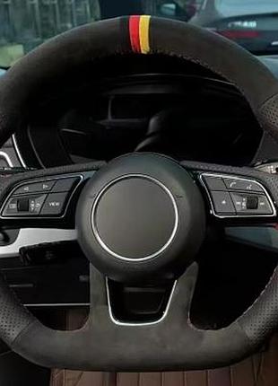 Чехол на руль автомобиля своими руками для audi a3 (8v) a4 (b9) avant a5 (f5) a1 (8x) sportback q2