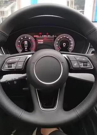 Чехол на руль автомобиля своими руками противоскользящая кожа для audi a3 2017-2019 a4 2017-2019 a5