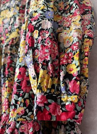 Бавовняна ярусна коротка сукня , ярусне коротке плаття4 фото