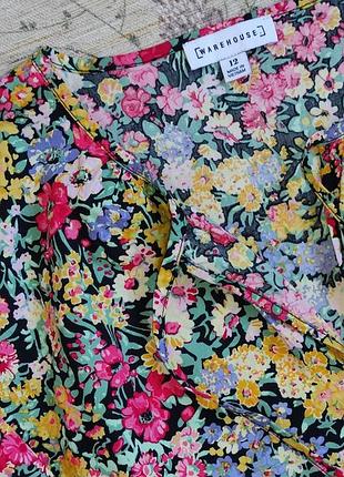 Бавовняна ярусна коротка сукня , ярусне коротке плаття7 фото