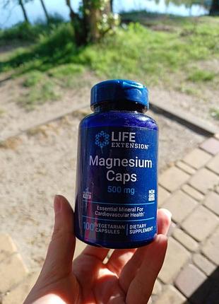 Магний life extension magnesium 500 мг, 25 капсул