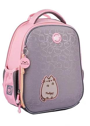 Рюкзак yes h-100 шкільний каркасний pusheen fatty 559851