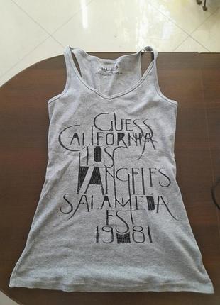 Майка в рубик guess .ps=m оригінал. з принтом