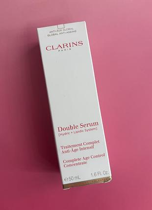 Сироватка для обличчя clarins double serum