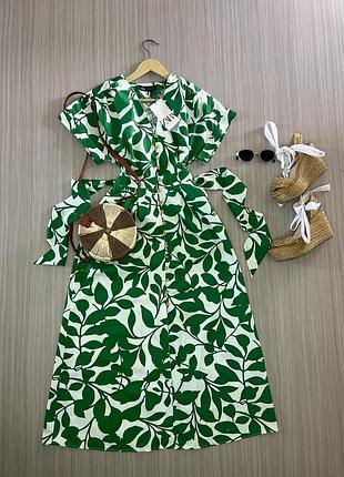 Zara 🔥 сукня принт xs, s, m, l