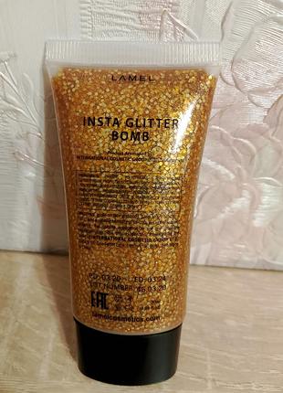 Глітер гель glitter bomb від lamel2 фото